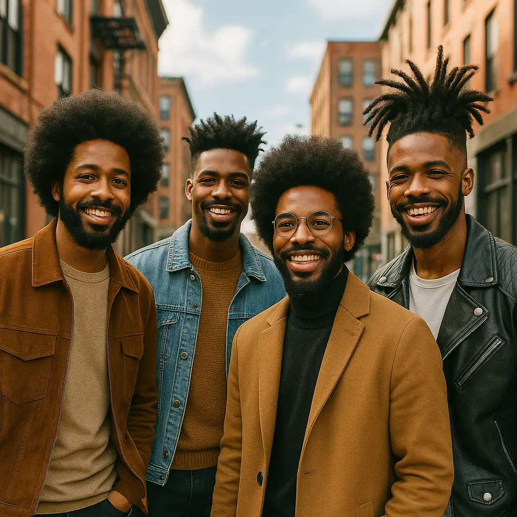 coupe afro homme